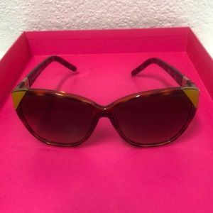 Chloe Tortoise & Ochre Tortoise Cat-Eye Sunglasses